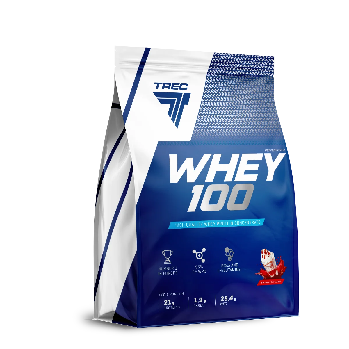 Trec nutrition - whey 100 concentrated whey protein - high quality - 700g