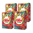 Pacote com 4 unidades de erva-mate CBSé com guaraná (2 kg) – blend energético revitalizante – Qumir