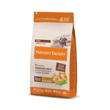 Nature's Variety Healthy Grain Adult Mini Chicken - Complete and balanced dry food for small breed dogs, made with deboned chicken and natural ingredients, supporting balanced nutrition and digestive health.