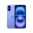 Apple iPhone 16 Plus smartphone with 6.7" display, A18 processor, 128GB storage, dual SIM, 48MP dual camera, iOS 18, and CE certified in blue, featuring high resolution and 5G connectivity.