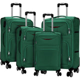 Artree | Set of 4 Trolley Suitcases with 360° Spinner Wheels, made of durable waterproof Oxford fabric, includes 18", 20", 24", and 28" sizes, perfect for organized travel with expandable design and telescopic handle.
