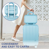 S7 STAR 2-Piece Trolley Suitcase Set, Lightweight PC Shell, Silent 360° Spinner Wheels, Telescopic Handle with 3 Heights, Durable and Scratch Resistant for Travel, Cabin and Medium Sizes with Polyester Lining.