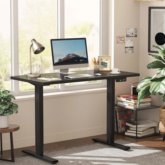 Electric Height Adjustable Desk, Motion Desk, Smart Computer Desk, Study Desk, Office, Suitable for Home Learning and Can Protect Cervical and Lumbar Vertebrae 