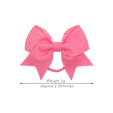 Bandas elásticas para el cabello para niñas, cinta de grosgrain, coletas, lazos, corbatas, soportes, accesorios, bebés, 10 piezas por lote 