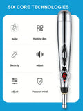 Eletrônico Meridian Massagem Pen, Circulação Energética, Pulso, Calmante e Relaxante, Household Artefato