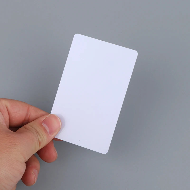 Em branco NFC Smart Card Tag, Cartões Brancos, S50 Mifare, 13,56 MHz, leitura e gravação RFID, 1 5pcs