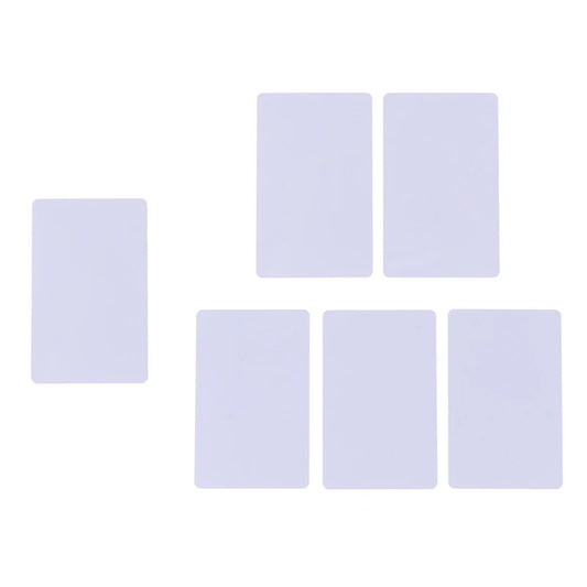 Blank NFC Smart Card Tag, White Cards, S50 Mifare, 13.56MHz, RFID Read and Write, 1 5pcs 