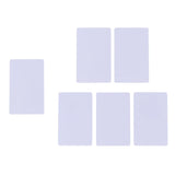 Em branco NFC Smart Card Tag, Cartões Brancos, S50 Mifare, 13,56 MHz, leitura e gravação RFID, 1 5pcs