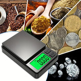 Precision Pocket Scale with Backlit LCD, Digital Scale for Food, Jewelry, Ounces, Grains, Mini Travel Scale, 1000g x 0.01g 
