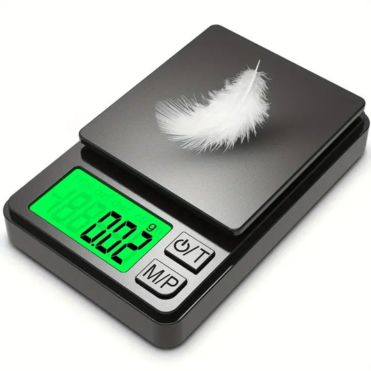 Precision Pocket Scale with Backlit LCD, Digital Scale for Food, Jewelry, Ounces, Grains, Mini Travel Scale, 1000g x 0.01g 