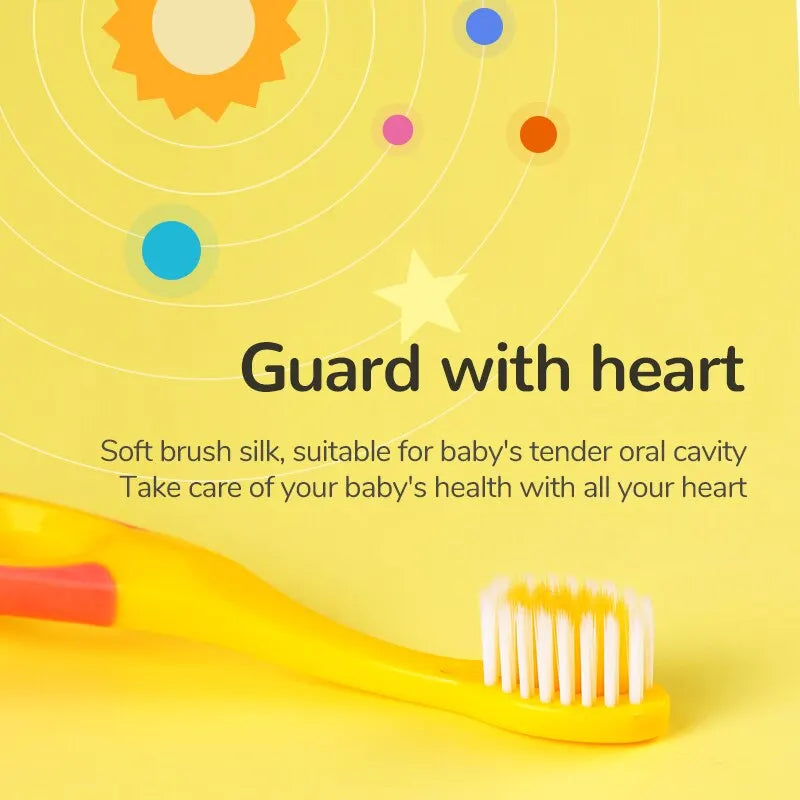 Cepillo de dientes de cerdas suaves para bebés, ideal para el cambio de pañal, cubo de 8 piezas, de 2 a 12 años 