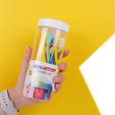 Cepillo de dientes de cerdas suaves para bebés, ideal para el cambio de pañal, cubo de 8 piezas, de 2 a 12 años 