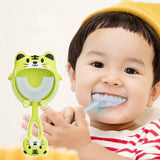 Cepillo de dientes para bebés, cepillo de dientes en forma de U de 360 ​​grados para el cuidado bucal, cepillo de dientes de silicona suave, artículos para bebés de 2 a 12 años 