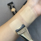 Brocha ovalada ultrafina para base de maquillaje, cerdas de nailon hipoalergénicas, perfecta para contornear el rostro, multiusos, 1 unidad, 2 unidades 