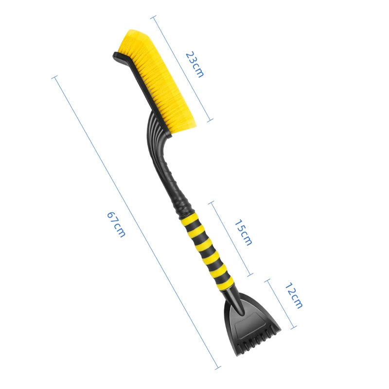 Escova de neve extensível do carro, limpeza, remoção, pá, raspador, escovas automáticas, deicer do pára-brisa, ferramentas removedor, desembaçador de lavagem, inverno