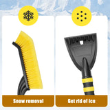 Escova de neve extensível do carro, limpeza, remoção, pá, raspador, escovas automáticas, deicer do pára-brisa, ferramentas removedor, desembaçador de lavagem, inverno