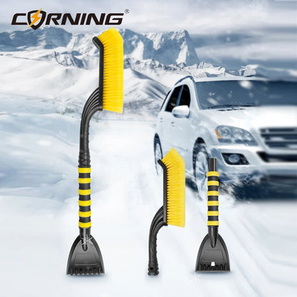 Escova de neve extensível do carro, limpeza, remoção, pá, raspador, escovas automáticas, deicer do pára-brisa, ferramentas removedor, desembaçador de lavagem, inverno