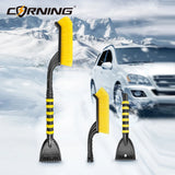 Escova de neve extensível do carro, limpeza, remoção, pá, raspador, escovas automáticas, deicer do pára-brisa, ferramentas removedor, desembaçador de lavagem, inverno