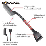 Escova de neve extensível do carro, limpeza, remoção, pá, raspador, escovas automáticas, deicer do pára-brisa, ferramentas removedor, desembaçador de lavagem, inverno