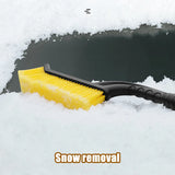 Escova de neve extensível do carro, limpeza, remoção, pá, raspador, escovas automáticas, deicer do pára-brisa, ferramentas removedor, desembaçador de lavagem, inverno