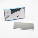 Car Interior Mirrors Sun Visor Plate LED HD Makeup Mirror for Girls Women Rechargeable Fill Light Universal Slim Vanity Mirror 