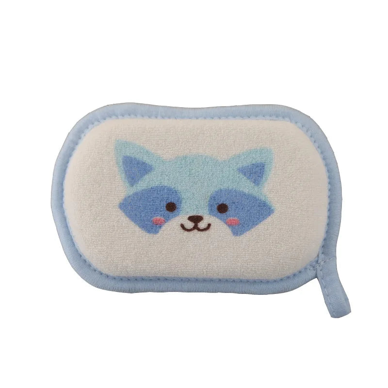 Soft Invisible Bath Sponge for Kids and Baby, Cleaning Brush, Cute Bath Sponge for Shower, for Newborns and Adults 