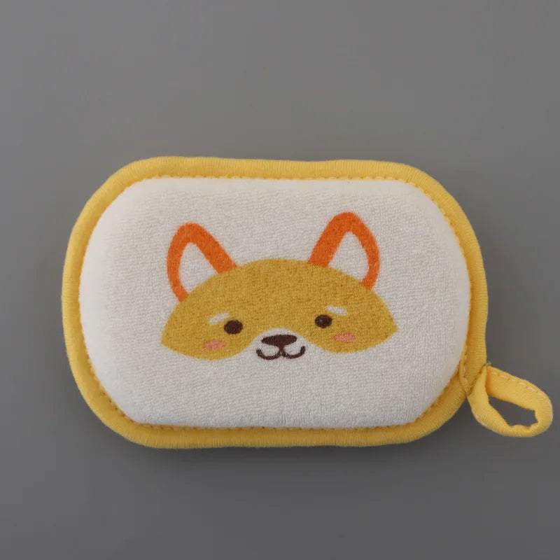 Soft Invisible Bath Sponge for Kids and Baby, Cleaning Brush, Cute Bath Sponge for Shower, for Newborns and Adults 