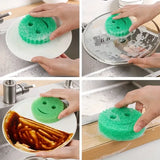 3pcs Multifunctional Polyurethane Cleaning Sponge Scratch-Free Deep Cleaning Sponge Christmas Gift Abrasive 