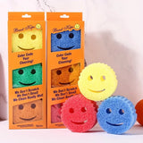 3pcs Multifunctional Polyurethane Cleaning Sponge Scratch-Free Deep Cleaning Sponge Christmas Gift Abrasive 