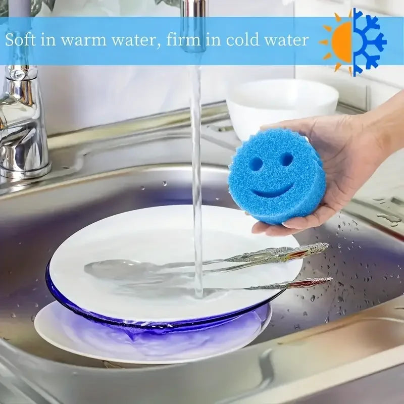 3pcs Multifunctional Polyurethane Cleaning Sponge Scratch-Free Deep Cleaning Sponge Christmas Gift Abrasive 