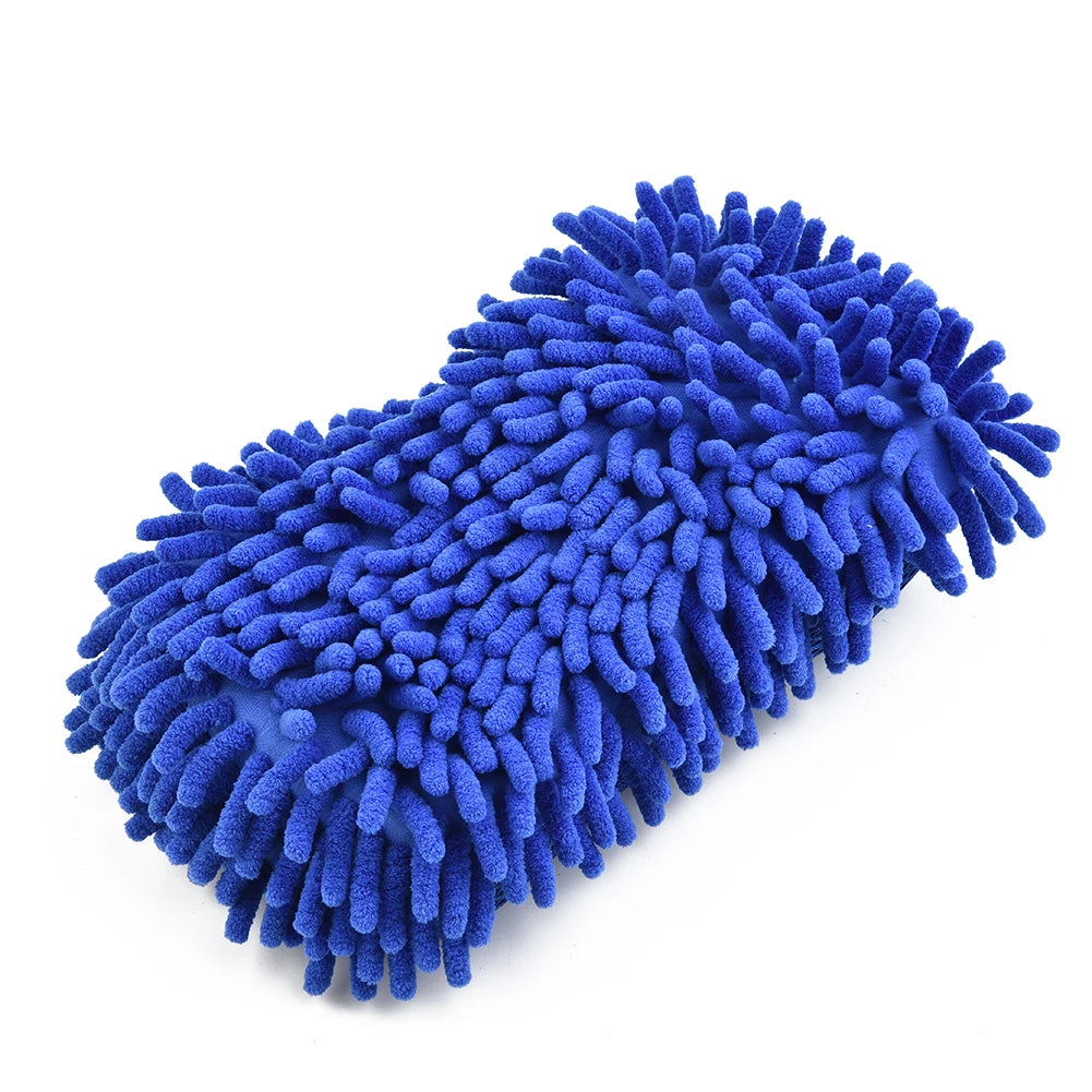 Car Wash Sponge, Microfiber, Chenille, Care, Wash Brush, Wash Towel, Car Gloves, Styling Accessories, Appliance 
