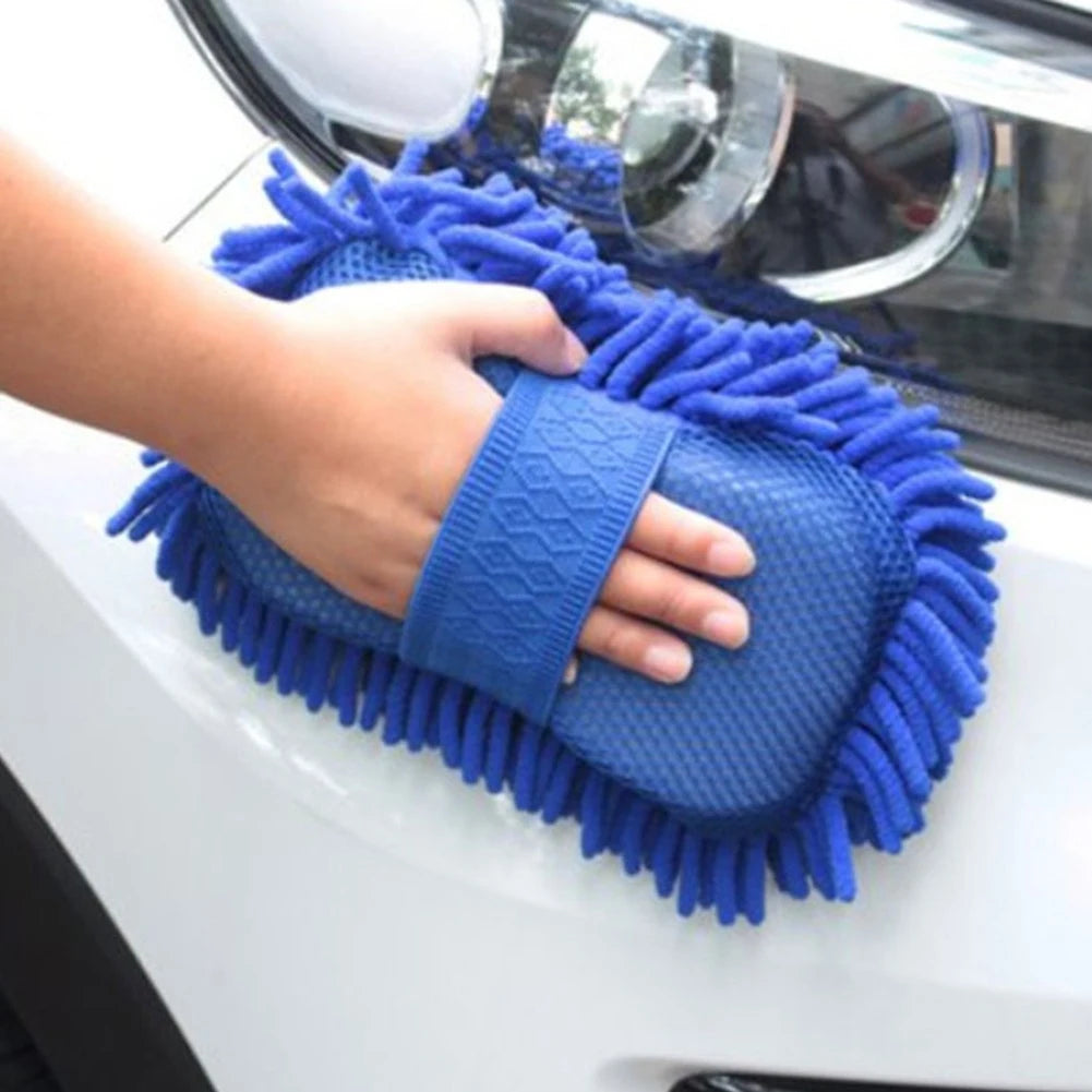 Car Wash Sponge, Microfiber, Chenille, Care, Wash Brush, Wash Towel, Car Gloves, Styling Accessories, Appliance 