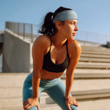 Diademas deportivas para mujer, 1 unidad, antideslizantes, absorbentes de humedad, para entrenamiento, fitness, correr, ciclismo, fútbol, ​​yoga. 