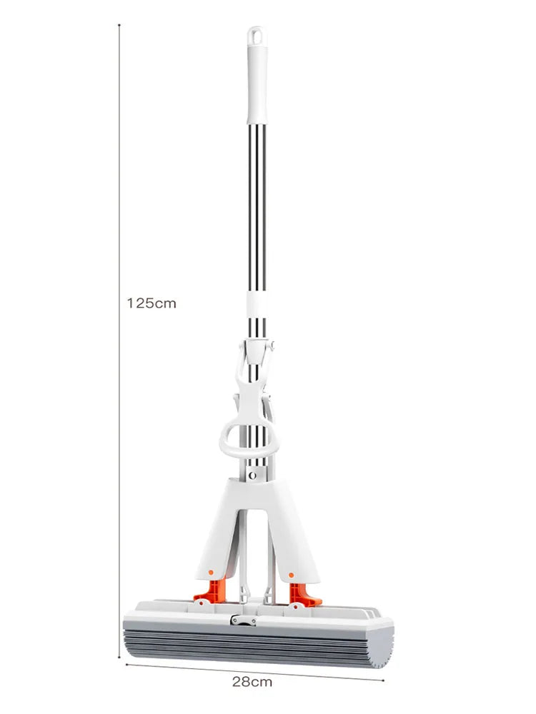 Squeeze Self-Draining Collodion Mop, Wood Floor Tiles Spin, Household Cleaning Tools, Clean Walls and Floor Pots 