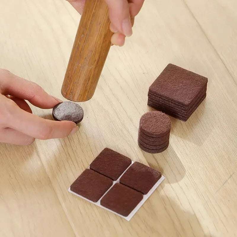 FaSoLa - Almohadillas de fieltro autoadhesivas para muebles, mesas y sillas, protectores de esquinas 