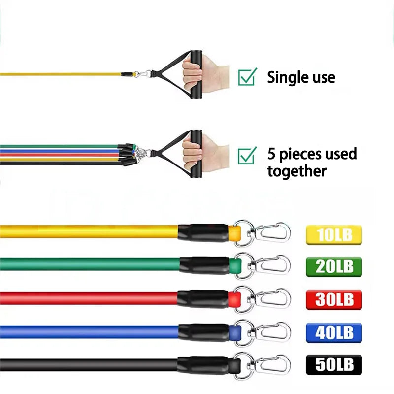 Faixa de resistência elástica para puxar, Sport Rubber Band, Equipamento de fitness, Ginásio Exercício, Esportes corporais portáteis