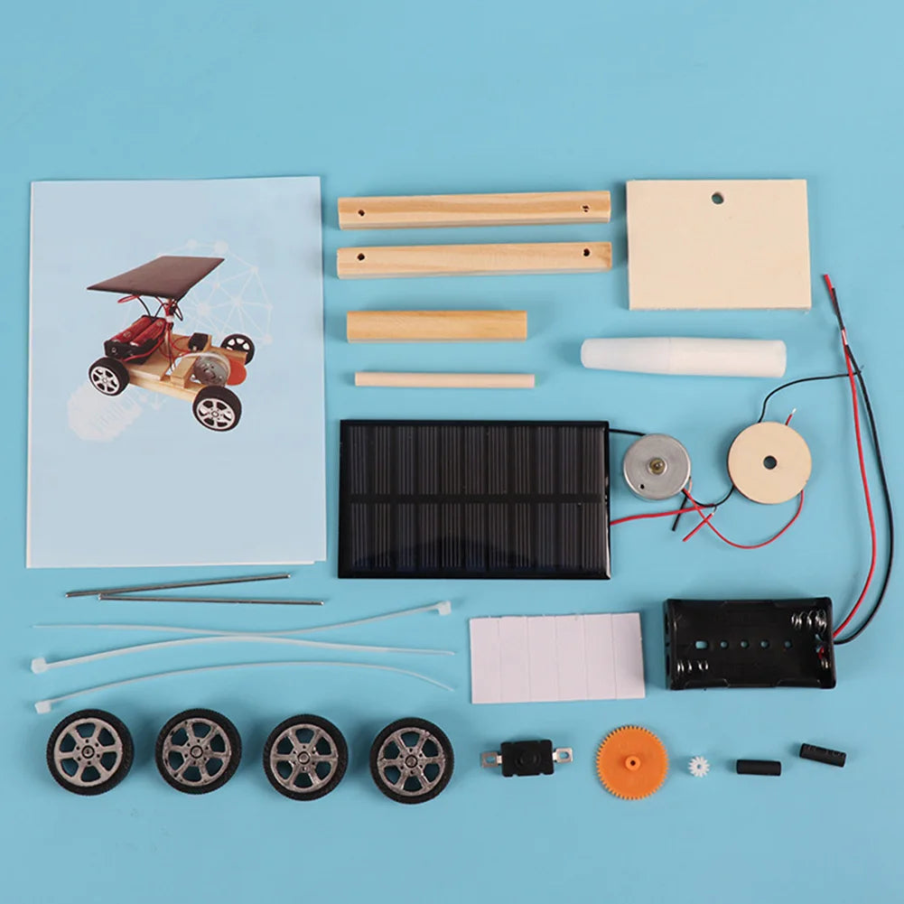 Família diy modelo elétrico montar kit ensino aprendizagem stem projeto ciência educação ajuda presente escola jardim de infância brinquedos laboratório