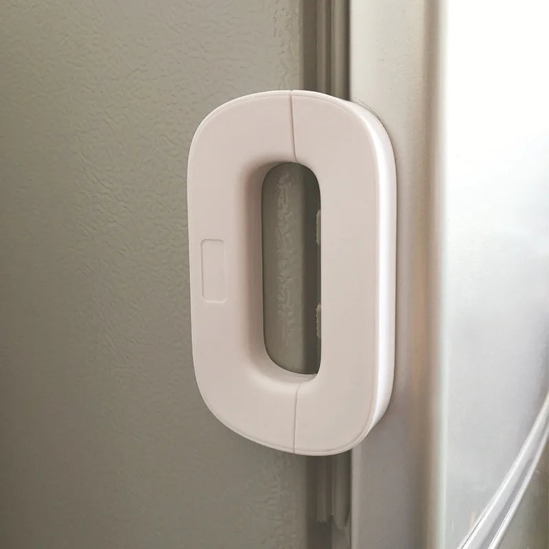 Fechadura da porta do congelador do fechamento da geladeira do agregado familiar criança armário das crianças segurança do bebê anti-beliscar para o bebê