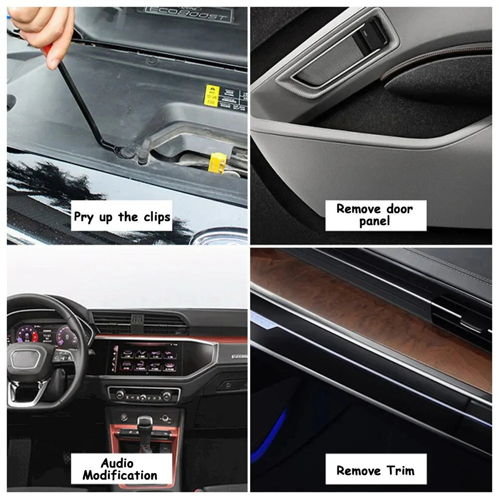 Auto Tools Door Clip Panel Trim Removal Kits, for Various Vehicle Models, BMW, Toyota, Hyundai, Benz, Tesla 
