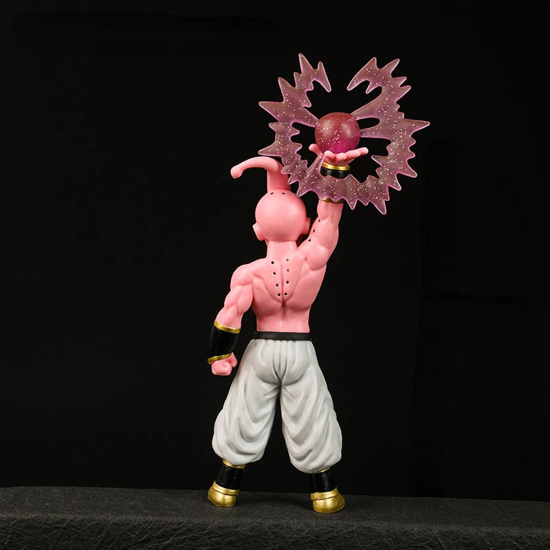 Figuras Bandai Dragon Ball PVC, Goku Buu, Super Buu, Estátua GK, boneca modelo, brinquedo de coleção, prenda para criança, 26cm