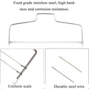 Fio Duplo Ajustável Bolos Cortador Aço Inoxidável Cupcakes Niveladores Fondant Nivelamento Layer Slicer Baking Decoração Ferramenta