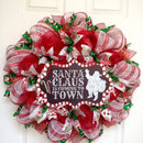 Christmas Knitted Ribbon for DIY, Wreath Bow, Home Tree Decorations, Christmas Gifts, New Year 2025, 1 Roll 