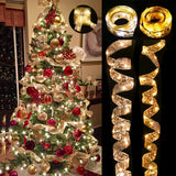 Fita de natal luz de fadas corda feliz natal decorações para casa 2024 cristmas ornamento natal navidad presentes ano novo 2025