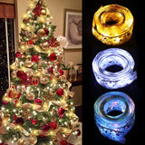 Fita de natal luz de fadas corda feliz natal decorações para casa 2024 cristmas ornamento natal navidad presentes ano novo 2025