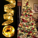 Fita de natal luz de fadas corda feliz natal decorações para casa 2024 cristmas ornamento natal navidad presentes ano novo 2025