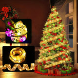 Fita de natal luz de fadas corda feliz natal decorações para casa 2024 cristmas ornamento natal navidad presentes ano novo 2025