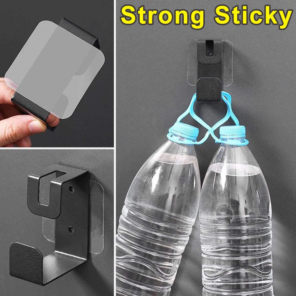 Reusable Strong Double Sided Tape PVC Clear Square Wall Stickers for Hooks Waterproof No Traces Home Glue Tapes 