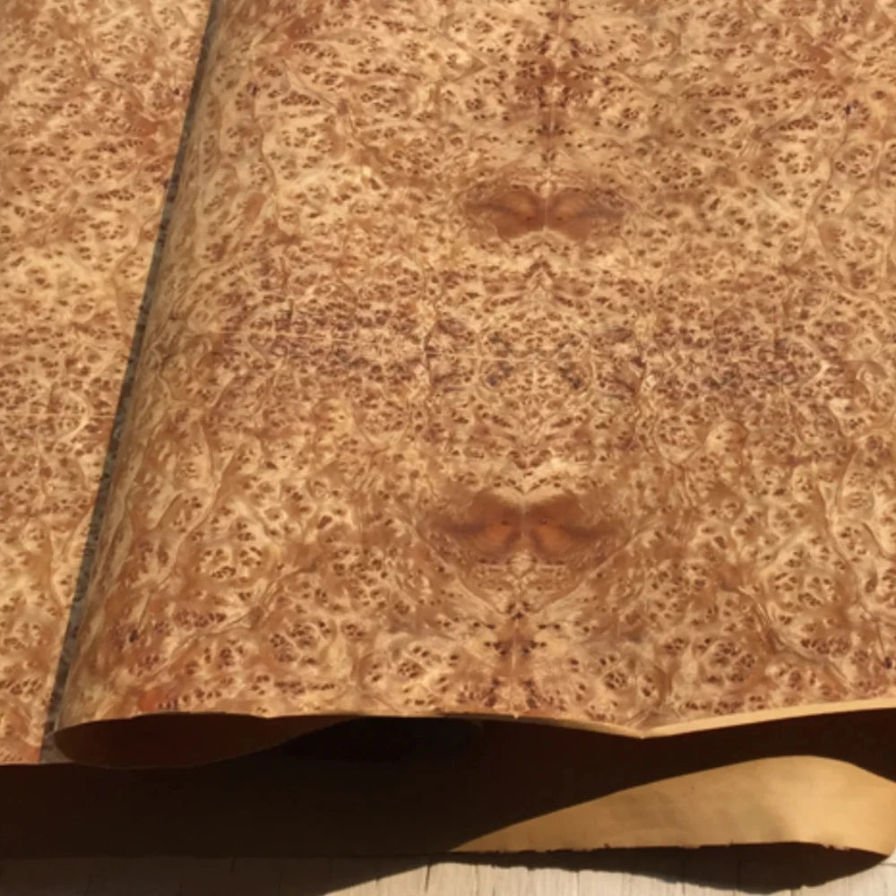 Láminas de chapa de madera de sable natural, 2,5 m de ancho, 200-550 mm, grosor: 0,25 mm, para audio doméstico, instrumentos musicales y decoración de automóviles.