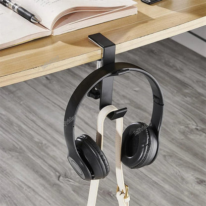 Gancho de borda de mesa ajustável, Gaming Headset Hanger, armazenamento de mochila estudantil, gancho suspenso, sem soco, organizador do escritório em casa