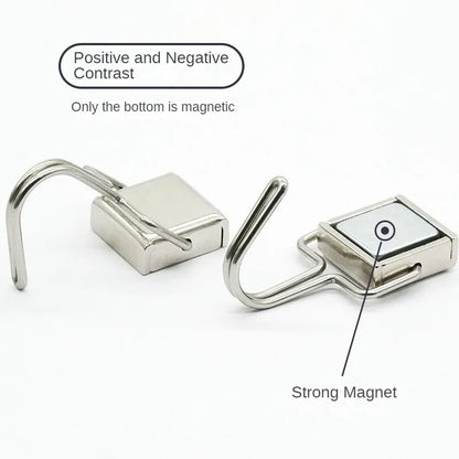 Ganchos magnéticos multiusos para almacenamiento, resistentes, para llaves, para cocina, baño (50 unidades) 